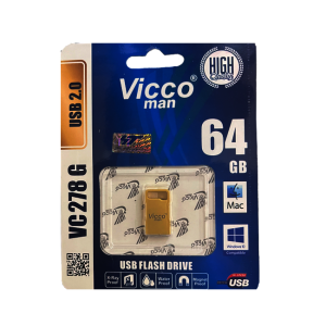 نقد و بررسی فلش مموری ویکومن Vicco man 64GB USB 2.0 VC278 G