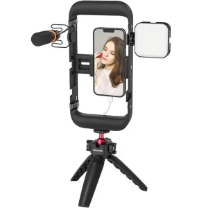 نقد و بررسی ویدئو ریگ و لرزشگیر موبایل نیویر NEEWER PA004 Smartphone Video Cage Rig Kit