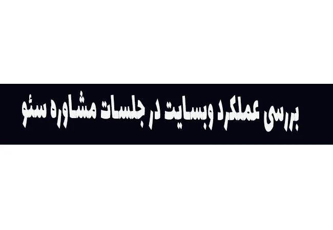 بررسی عملکرد وبسایت در جلسات مشاوره سئو