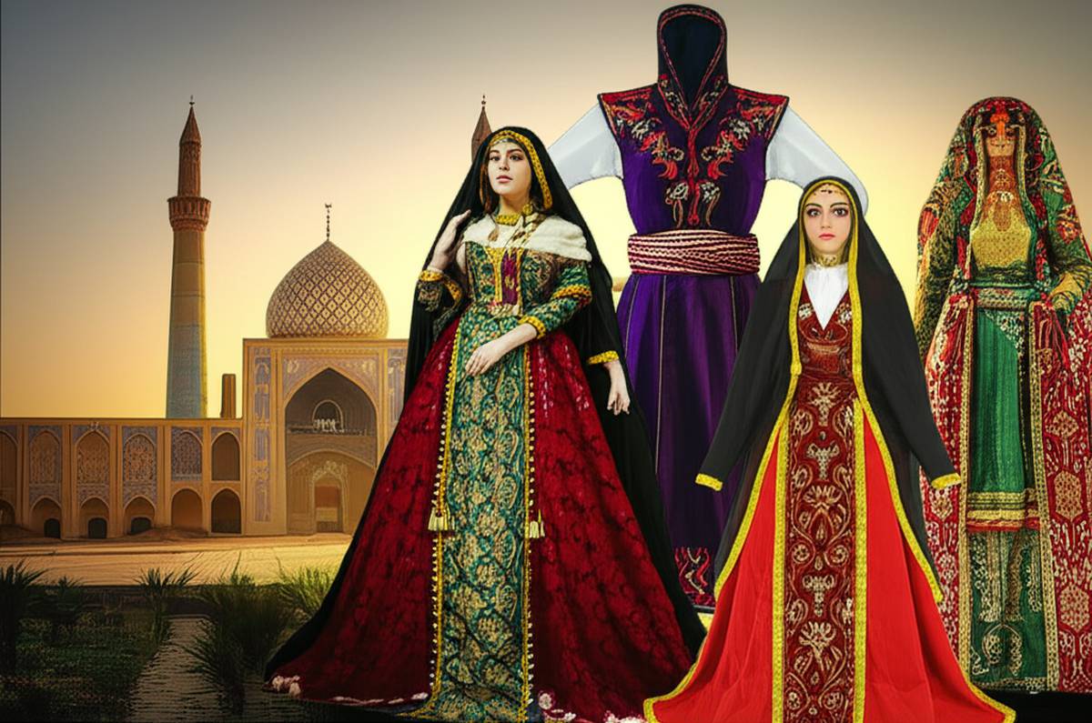 لباس و پوشش مردم اصفهان | راهنمای جامع پوشاک سنتی اصفهان