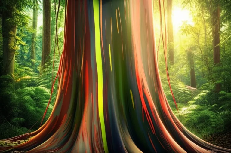 اکالیپتوس رنگین کمانی چیست؟ (Rainbow Eucalyptus) راهنمای کامل