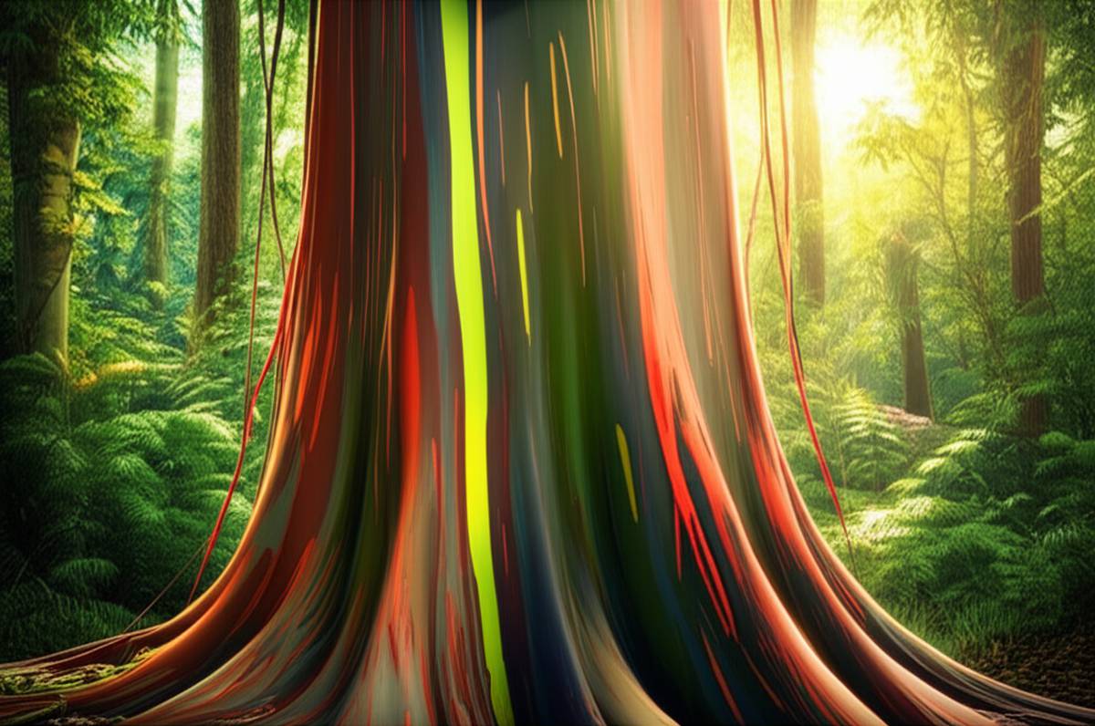 اکالیپتوس رنگین کمانی چیست؟ (Rainbow Eucalyptus) راهنمای کامل