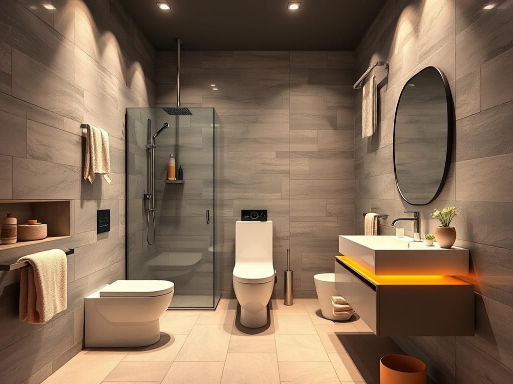 امکانات حمام اتاق ها: راهنمای کامل تجهیزات سرویس بهداشتی