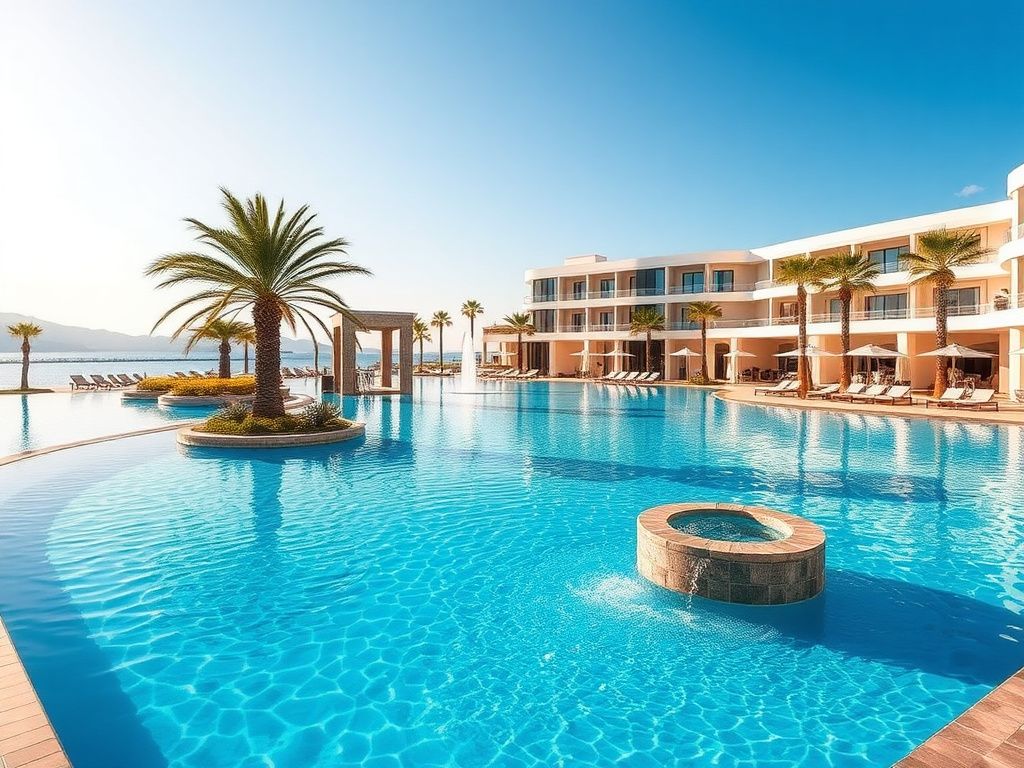 بهترین امکانات آبی هتل رویال تاور کریس آنتالیا