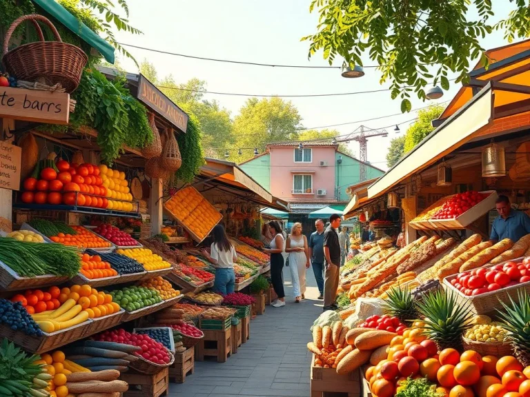 بازار هفتگی: راهنمای کامل | کشف محصولات محلی و تازه