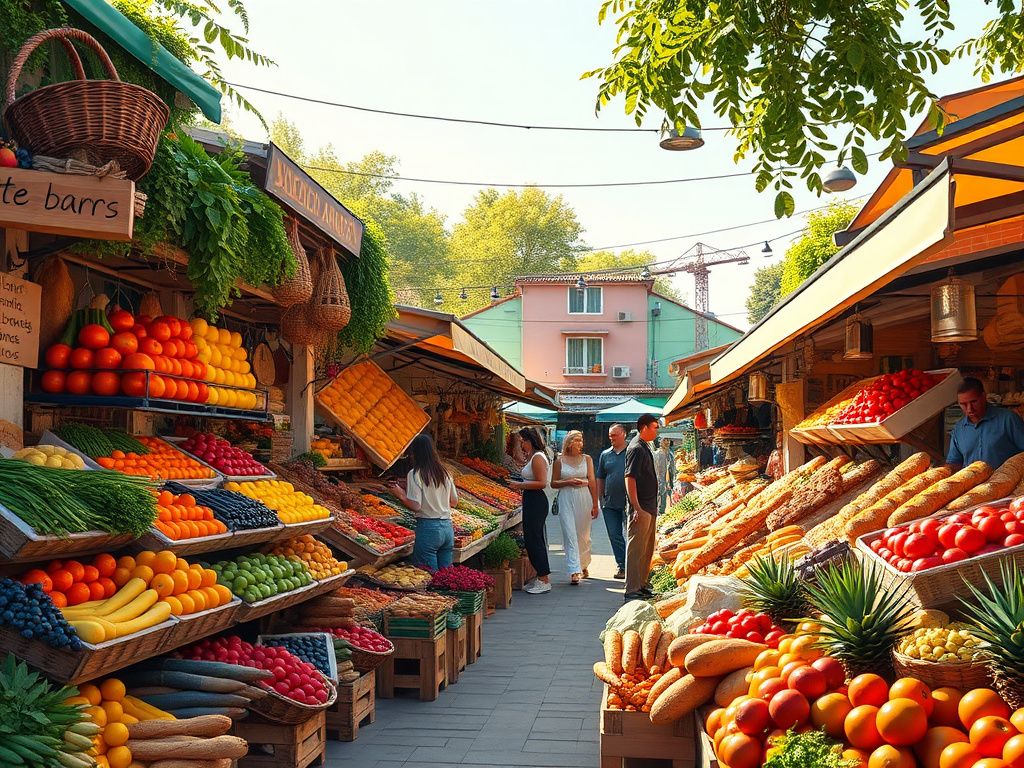 بازار هفتگی: راهنمای کامل | کشف محصولات محلی و تازه