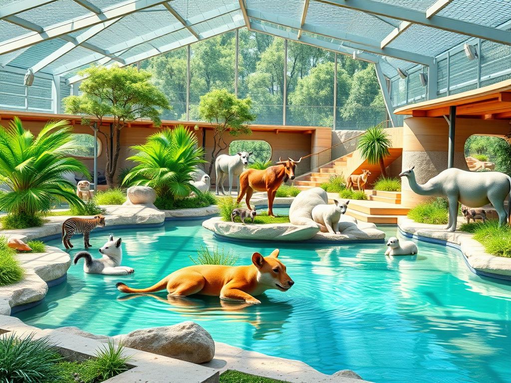 باغ وحش | طلا امکانات رفاهی باغ وحش بزرگ آنتالیا | راهنمای طلایی