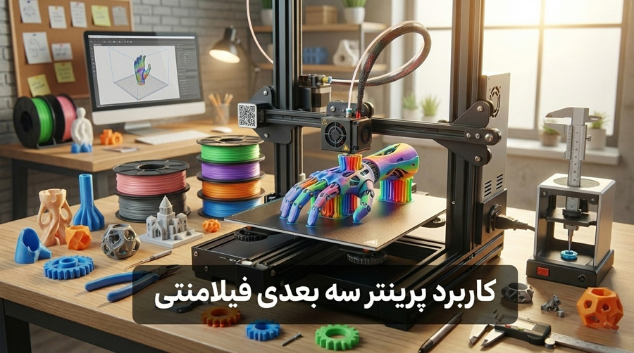 سه بعدی | صنایع کاربرد پرینتر سه بعدی فیلامنتی چیست ؟