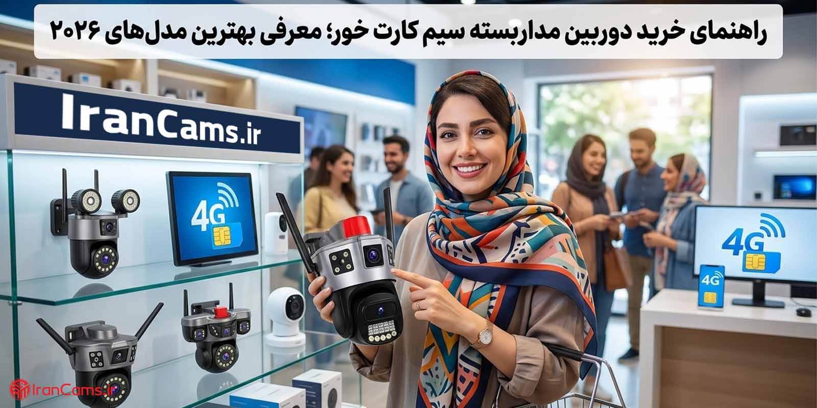 شبکه | دوربین راهنمای خرید دوربین مداربسته سیم کارت خور؛ معرفی بهترین مدلهای ۲۰۲۶