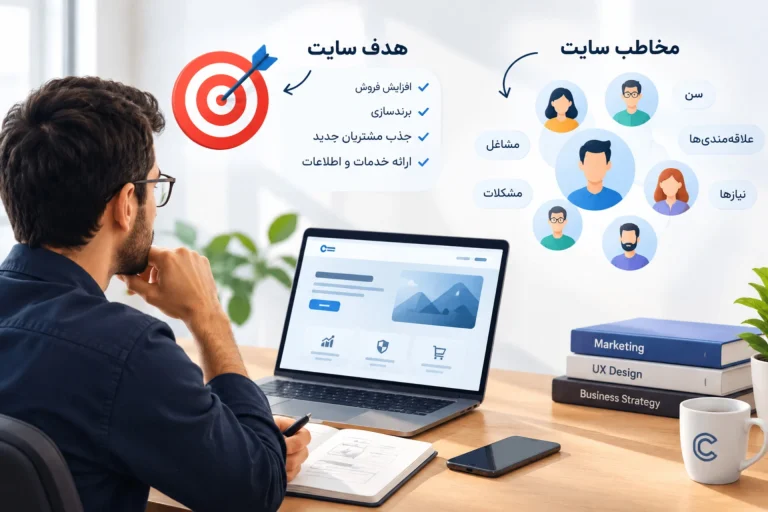 هدف سایت و مخاطب خود را مشخص کنید